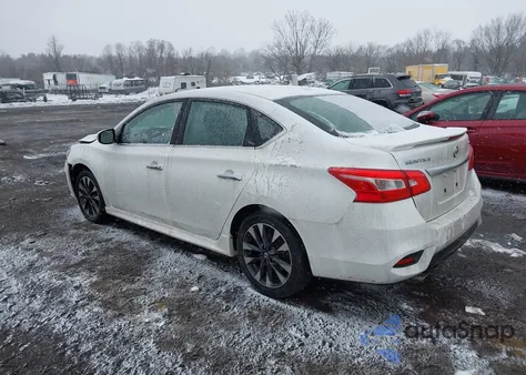 2017 Nissan Sentra Sr z USA, uszkodzony, nr VIN 3N1AB7AP0HY334441